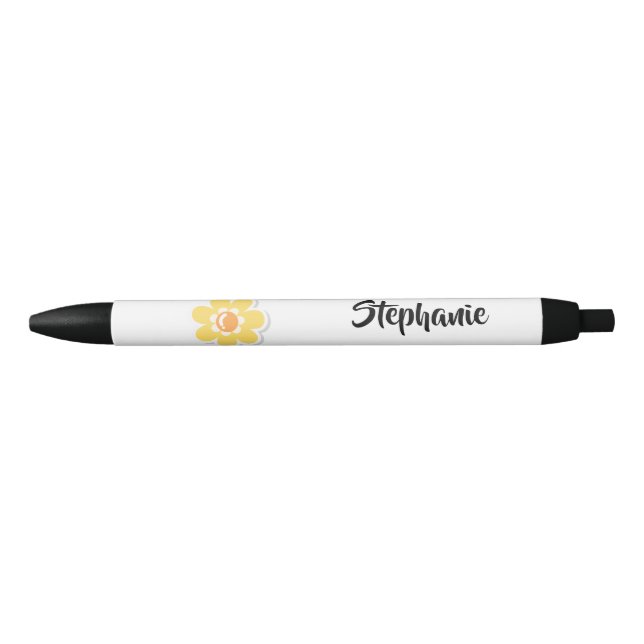 Personalised Black Ink Pen (Front)