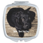 Personalised Black Lab Dog Photo and Dog Name