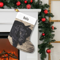 Personalised Black Lab Dog Photo and Dog Name