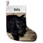 Personalised Black Lab Dog Photo and Dog Name