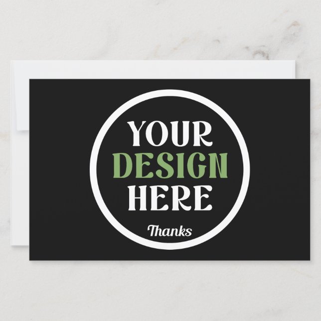 Personalised Black Logo QR Code Business Branding (Front)