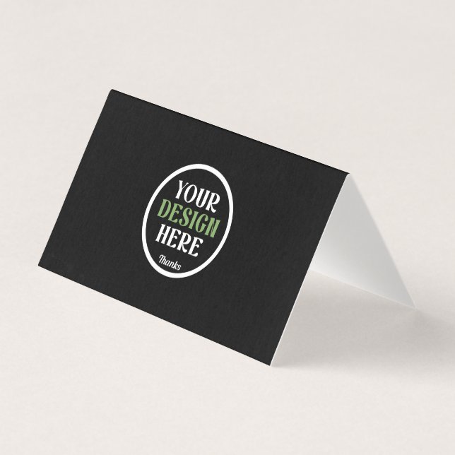 Personalised Black Logo QR Code Business Branding (Front)