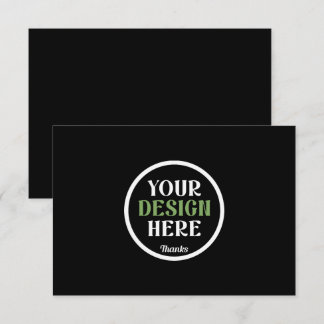 Personalised Black Logo QR Code Business Branding Announcement