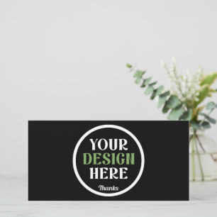 Personalised Black Logo QR Code Business Branding Announcement