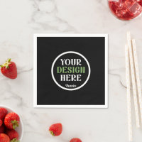 Personalised Black Logo QR Code Business Branding