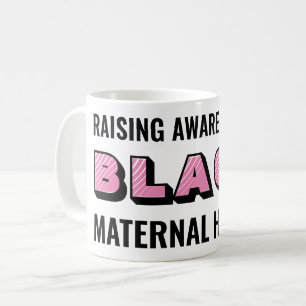 Personalised Black Maternal Health Awareness Coffee Mug