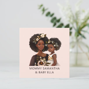 Personalised Black Mum and Daughter (18)