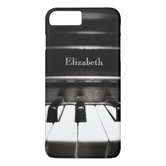 Personalised Black Piano iPhone 7 Plus Case