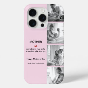 Personalised Black & White Photo Collage iPhone 15 Pro Case