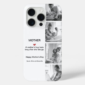 Personalised Black & White Photo Collage | iPhone 15 Pro Case