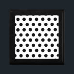 Personalised Black & White Polka Dots Gift Box<br><div class="desc">This is black and white polka dots iPad cover. You can customise this with your name,  monogram or other text. You can also change fonts,  adjust font sizes and font colours,  move and rotate the text,  etc.</div>