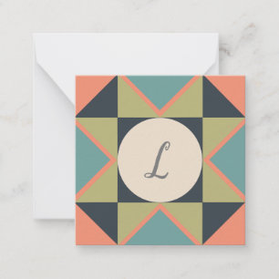 Personalised Blank Barn Quilt  Card