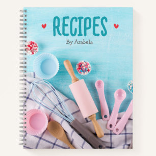 Personalised Blank Recipe Cook Book To Write In