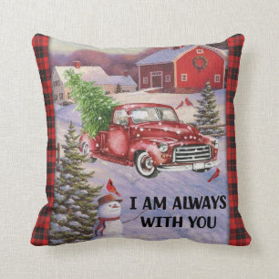 Personalised Blanket Cardinal I Am Always With You Cushion