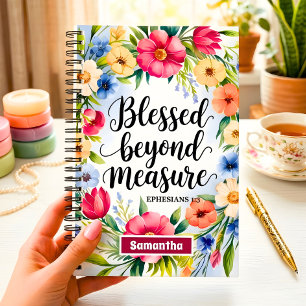 Personalised Blessed Beyond Measure Journal