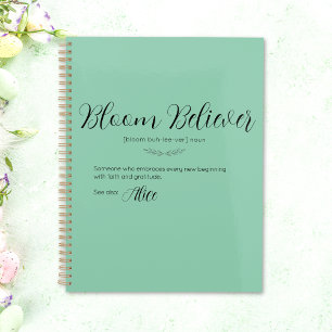 Personalised Bloom Believer Planner