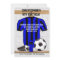 Personalised Blue and Black Football Soccer Jersey