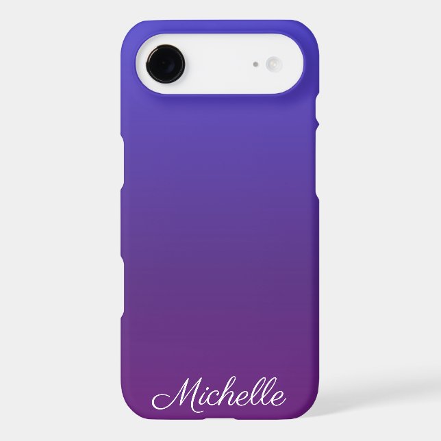Personalised blue and purple ombre (Back)