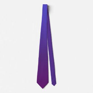 Personalised blue and purple ombre tie