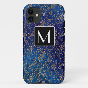 Personalised Blue Mermaid Glitter iPhone 11 Case
