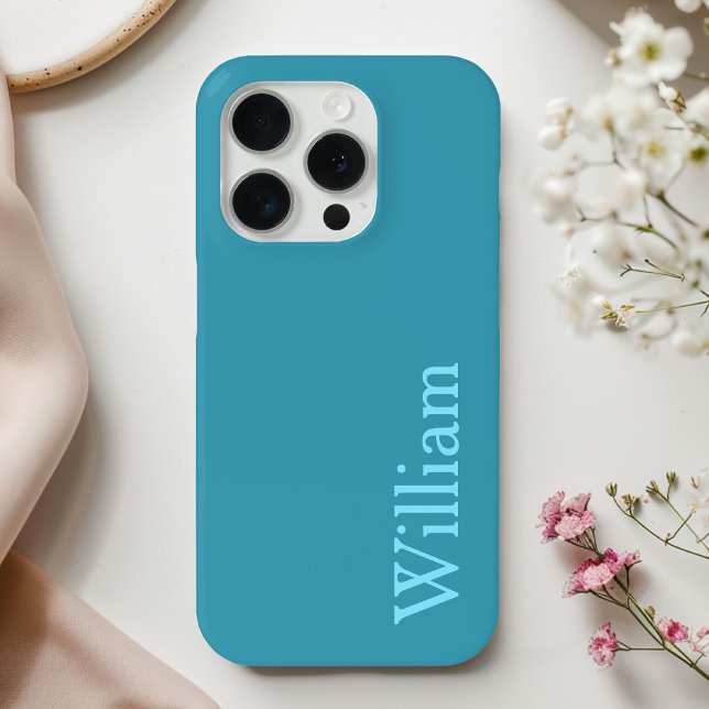 Personalised Blue Name Phone Case (Creator Uploaded)