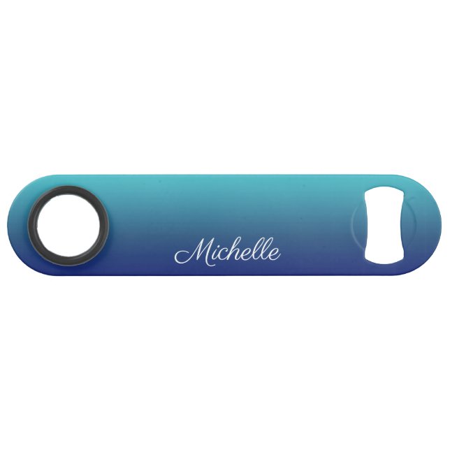 Personalised blue ombre gradient (Front (Horizontal))