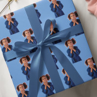 Personalised Blue Photo Collage Kids Birthday