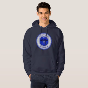 Personalised Blue Physical Therapy Caduceus Hoodie