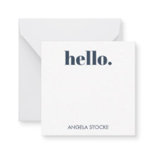 Personalised Blue Retro Flower