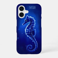 Personalised Blue Seahorse Ocean