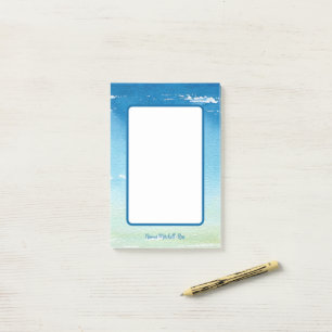 Personalised Blue Sky Ocean Waves  Notes