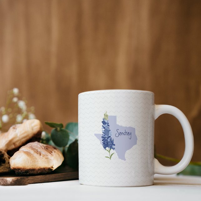 Personalised Bluebonnet Texas Coffee Mug (Creator Uploaded)