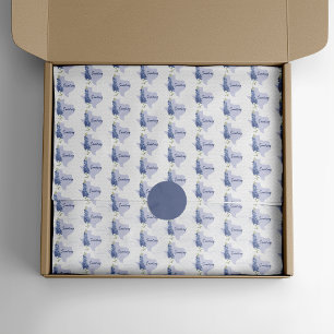 Personalised Bluebonnet Texas Tissue Paper