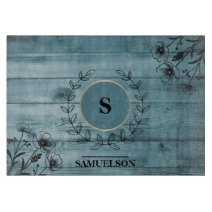 Personalised Bluewood Kitchen Cutting Board