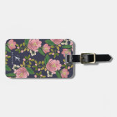 Personalised | Blush Bouquet Luggage Tag (Front Horizontal)