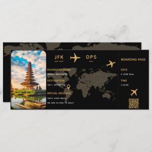 Personalised Boarding Pass Template