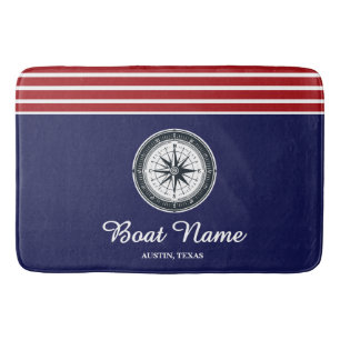 Personalised Boat Name Bath Mat