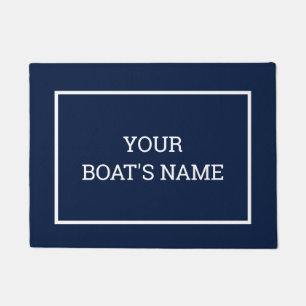 Personalised Boat Name Dock Mat