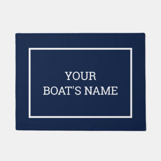 Personalised Boat Name Dock Mat