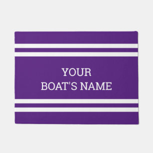 Personalised Boat Name Dock Mat