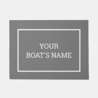 Personalised Boat Name Dock Mat