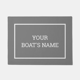 Personalised Boat Name Dock Mat