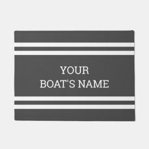 Personalised Boat Name Dock Mat