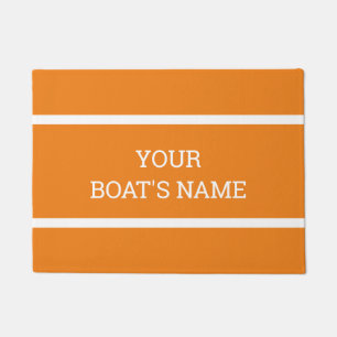 Personalised Boat Name Dock Mat