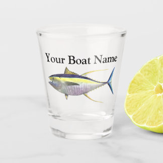Personalised Boat Name Shot Glass