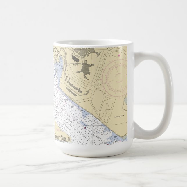 Personalised Boat Sailor Navy Nautical Home &Kids  Coffee Mug (Right)