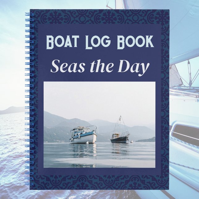 Personalised Boating Retirement Gifts for Dad Notebook (Creator Uploaded)