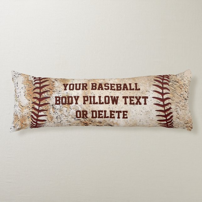 Personalised Body Pillow Gifts for Baseball Lovers (Front)