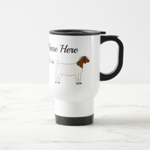 Personalised Boer Goat Travel Mug