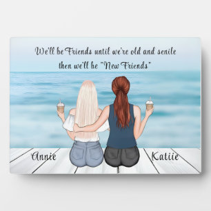 Personalised Bohemian Best Friend Custom Gift  Plaque